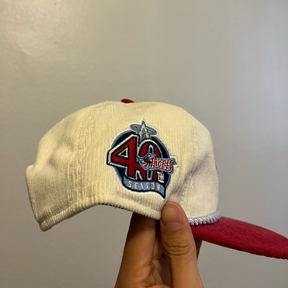 New Era LA Angels Corduroy Golfer Snapback - Picture 3 of 4